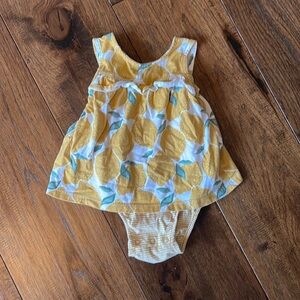 Girls Lemons Summer Dress size 12 months